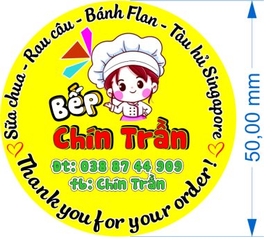 in nhãn dán theo yêu cầu