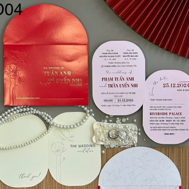 in thiệp cưới Tánh Linh, Bình Thuận